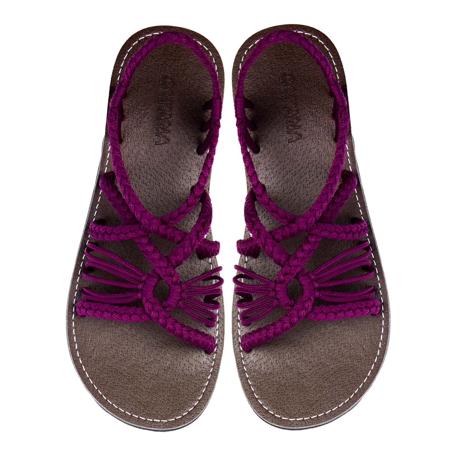 Relax - African Violet Rope Sandals - CAPANA