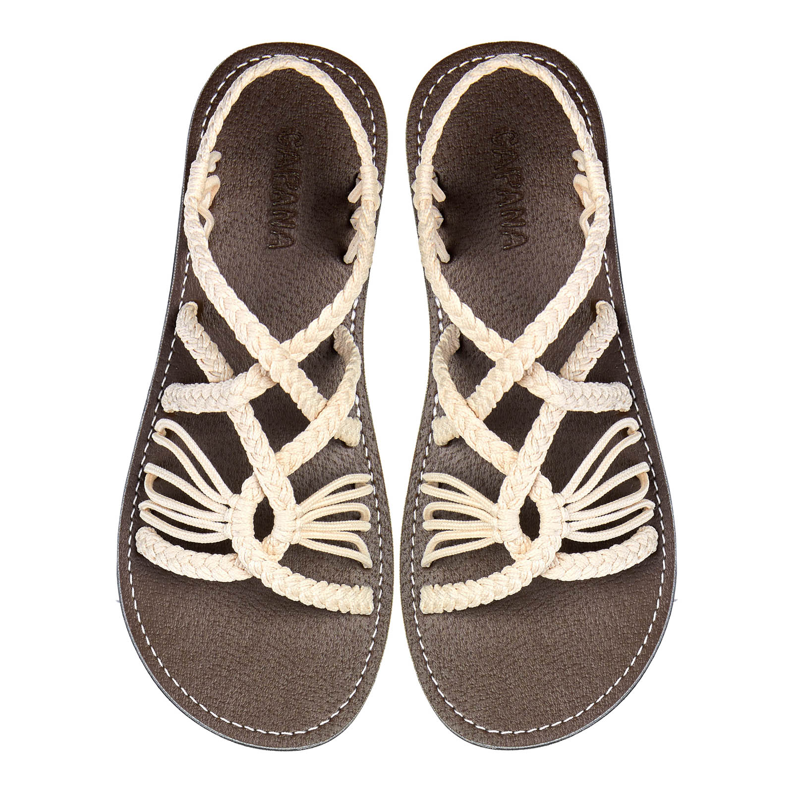 Relax - Natural Rope Sandals - CAPANA